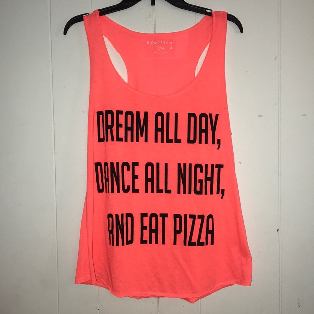NWOT Rebellious One Graphic Tank Top Sz 1x
